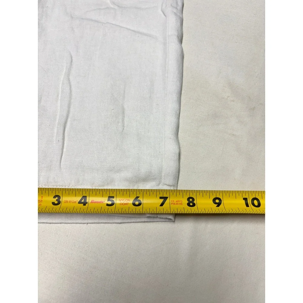 Banana Republic Athletic Linen Transition Pants White Mens 38x28 878276-02